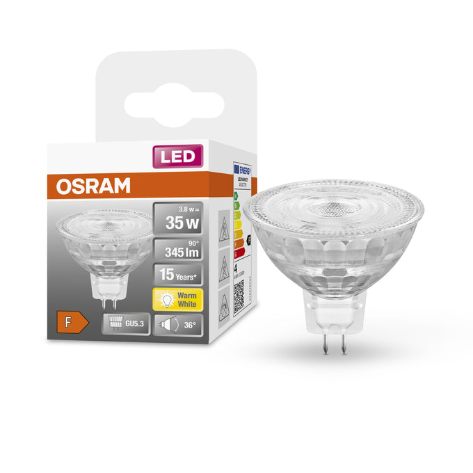 OSRAM LED MR1635 12V 3,8W 827 GU4