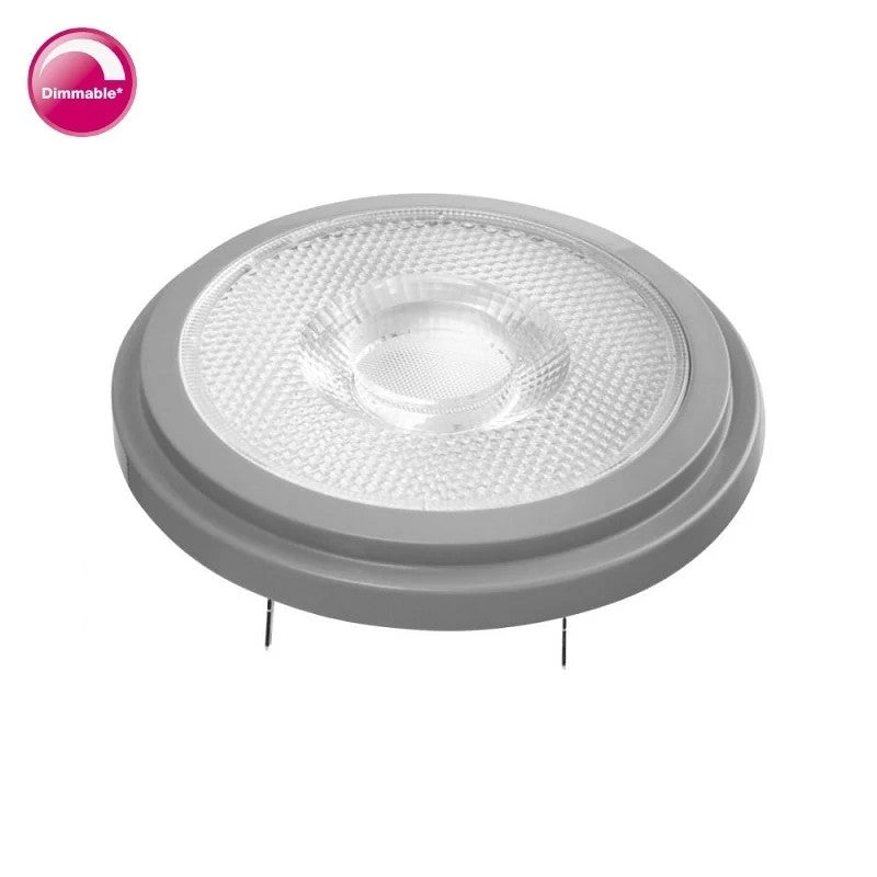 Osram LED Reflectorlamp AR111-G53/12volt 40graden dimbaar 7,4W/50watt 927