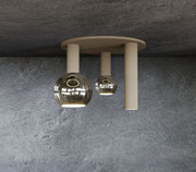 Ztahl Riva Plafondlamp Rond 3- Lichts 4365-9005 Mat Zwart