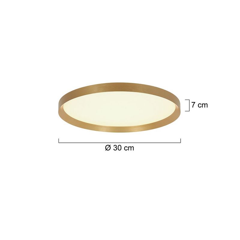 Steinhauer Flady Plafondlamp 30cm Mat Gold