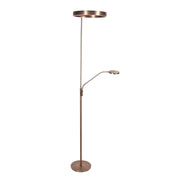 Steinhauer Soleil 2 Vloerlamp Uplight met Zijarm Brons