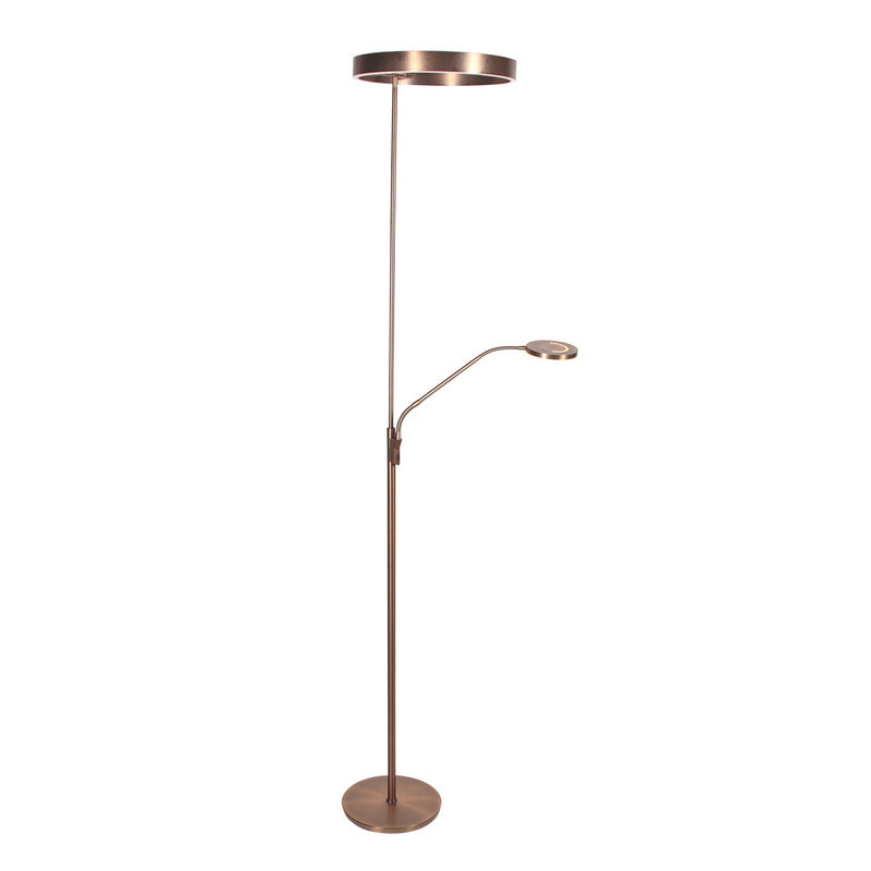 Steinhauer Soleil 2 Vloerlamp Uplight met Zijarm Brons