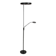 Steinhauer Soleil 2 Vloerlamp Uplight met Zijarm Zwart 4388ZW