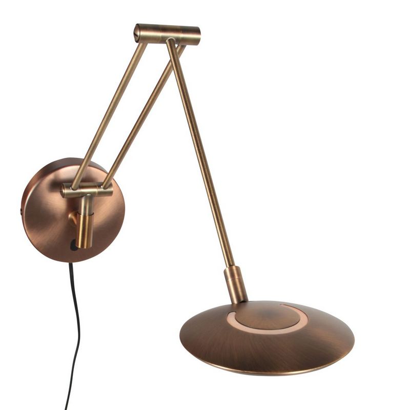 Steinhauer Wandlamp Zenith2 Brons 4392BR met pushdimmer en afstandsbediening
