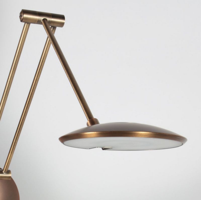 Steinhauer Wandlamp Zenith2 Brons 4392BR met pushdimmer en afstandsbediening