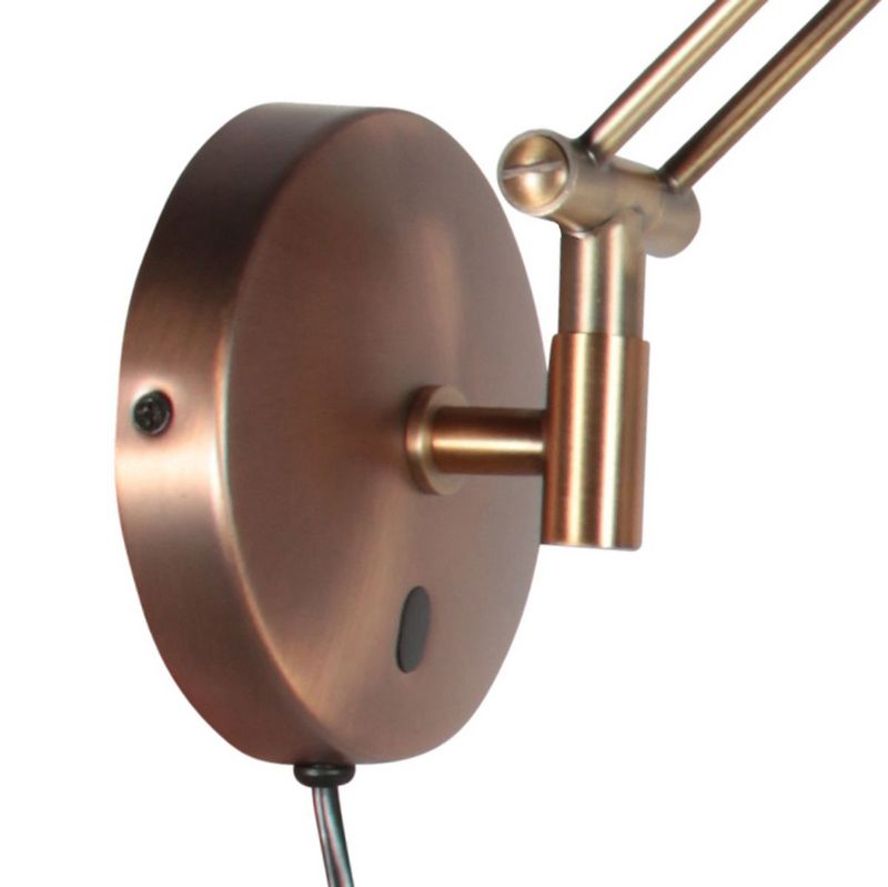 Steinhauer Wandlamp Zenith2 Brons 4392BR met pushdimmer en afstandsbediening