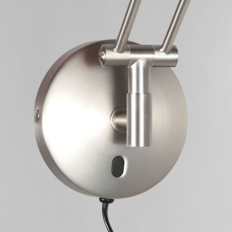 Steinhauer Wandlamp Zenith2 Satijn Staal 4392ST met pushdimmer en afstandsbediening