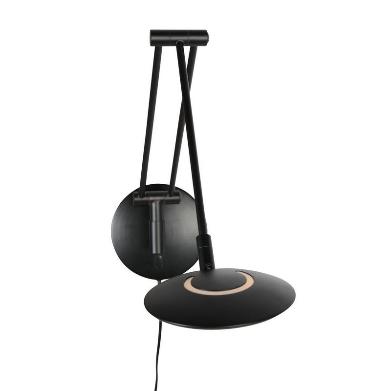 Steinhauer Wandlamp Zenith2 Mat Zwart 4392ZW met pushdimmer en afstandsbediening
