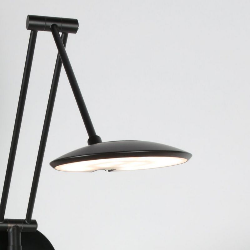 Steinhauer Wandlamp Zenith2 Mat Zwart 4392ZW met pushdimmer en afstandsbediening