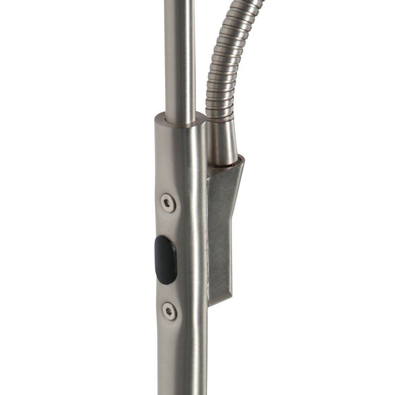 Steinhauer Vloerlamp Zenith2 Staal met Afstandsbediening 4394ST