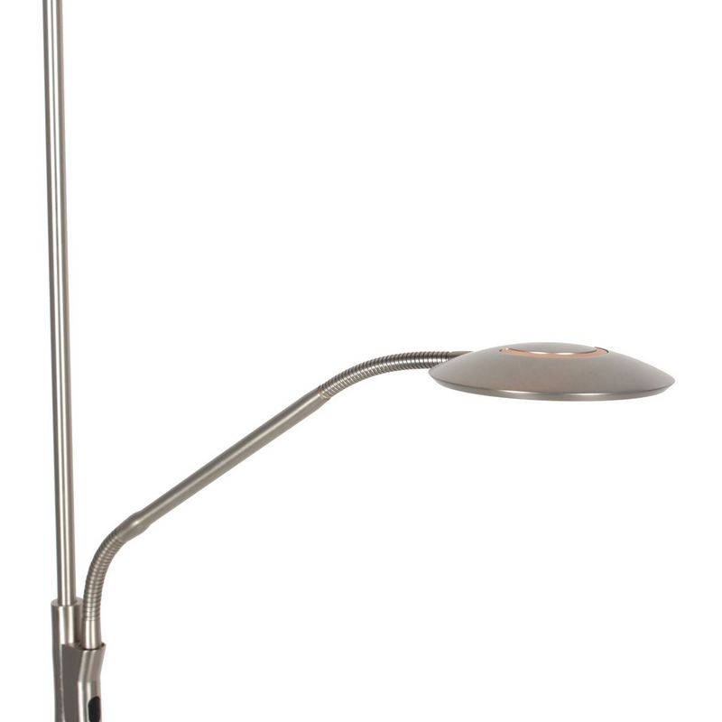 Steinhauer Vloerlamp Zenith2 Staal met Afstandsbediening 4394ST