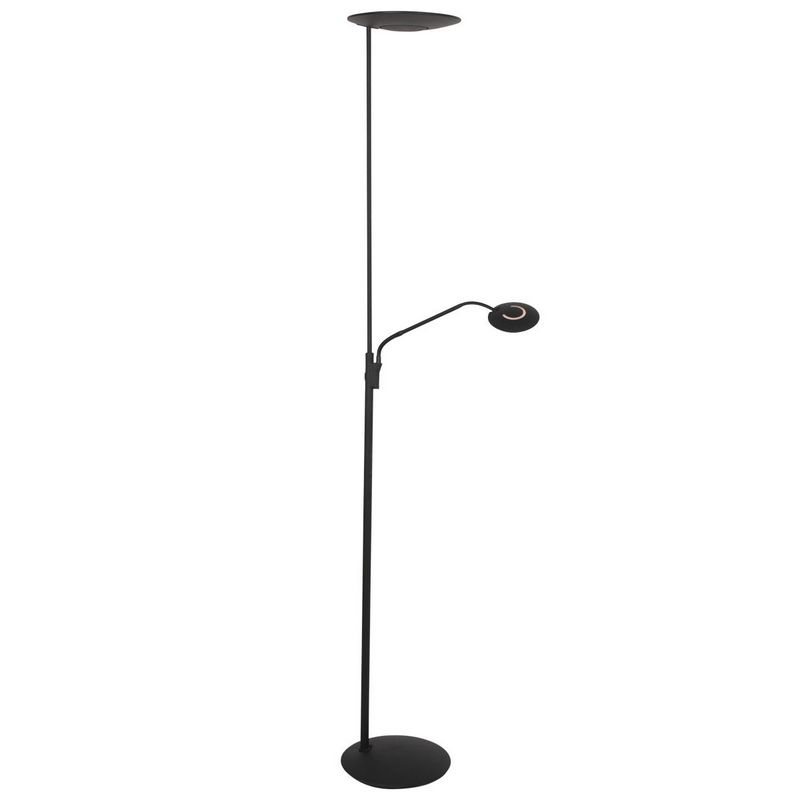 Steinhauer Vloerlamp Zenith2 Zwart met Afstandsbediening 4394ZW