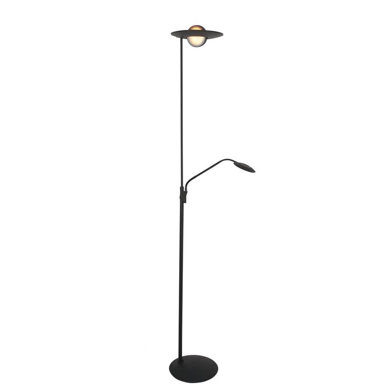 Steinhauer Vloerlamp Zenith2 Zwart met Afstandsbediening 4394ZW