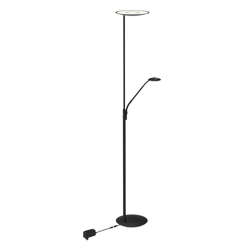 Steinhauer Vloerlamp Zenith2 Zwart met Afstandsbediening 4394ZW