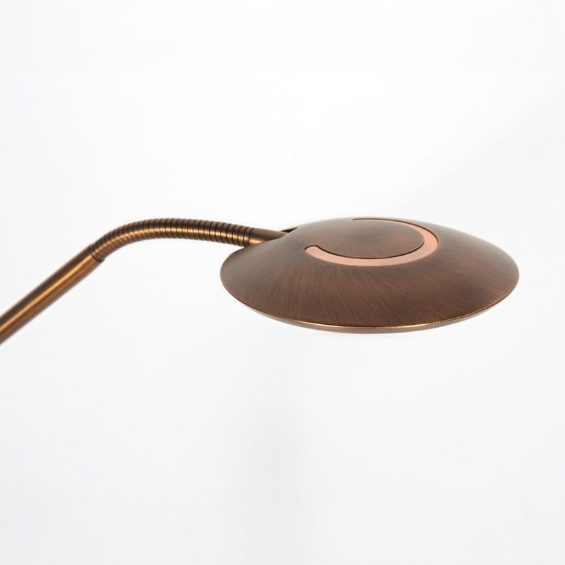 Steinhauer Vloerlamp Zenith2 Brons 4395BR met push dimmer en afstandsbediening