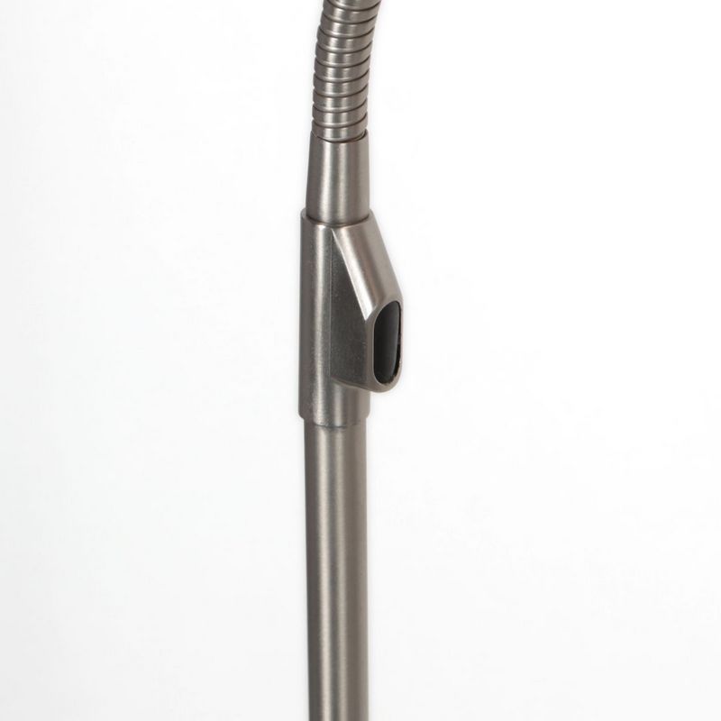 Steinhauer Vloerlamp Zenith2 Satijn Staal 4395ST met push dimmer en afstandsbediening