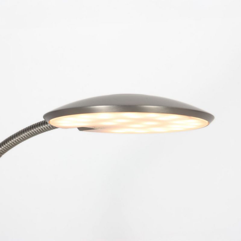 Steinhauer Vloerlamp Zenith2 Satijn Staal 4395ST met push dimmer en afstandsbediening