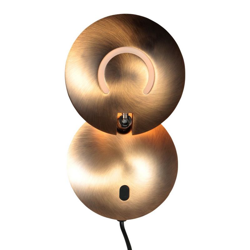 Steinhauer Wandlamp Zenith2 Brons 4396BR met pushdimmer en afstandsbediening