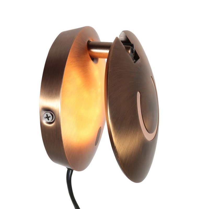 Steinhauer Wandlamp Zenith2 Brons 4396BR met pushdimmer en afstandsbediening