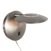 Steinhauer Wandlamp Zenith2 Satijn Staal 4396ST met pushdimmer en afstandsbediening