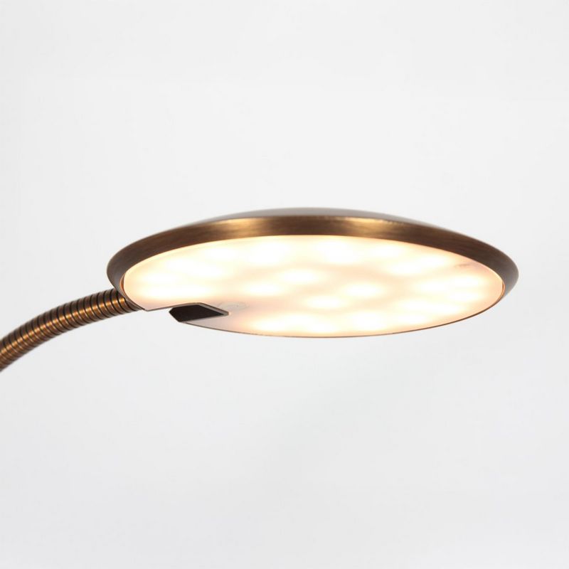 Steinhauer Zenith 2 accu Vloerlamp 4398BR Geborsteld Brons met Flexarm