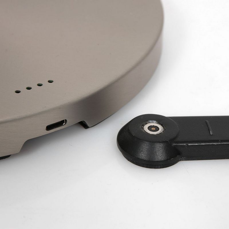Steinhauer Zenith 2 accu Vloerlamp 4398ST Geborsteld Satijn Staal met Flexarm