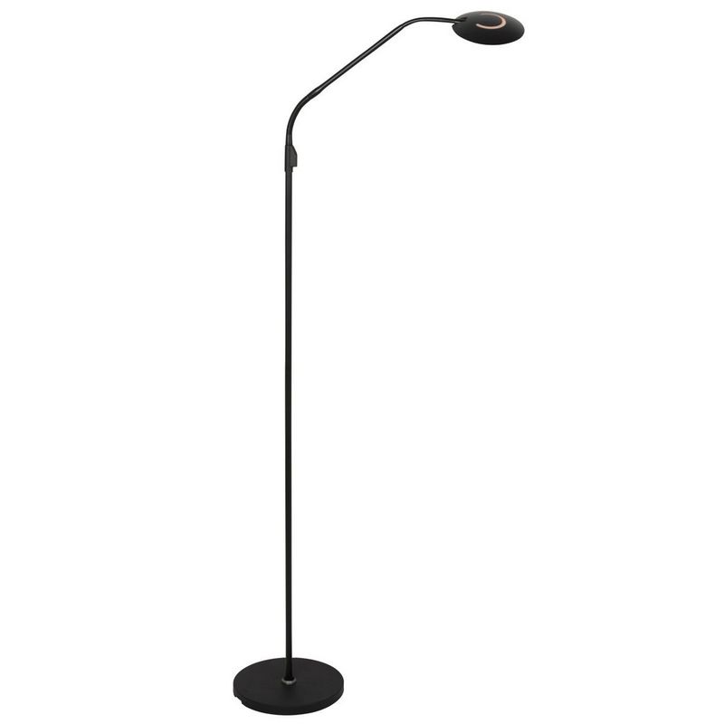 Steinhauer Zenith 2 accu Vloerlamp 4398ZW Mat Zwart met Flexarm