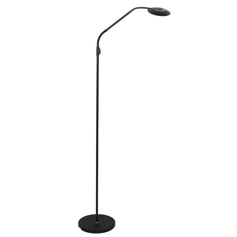 Steinhauer Zenith 2 accu Vloerlamp 4398ZW Mat Zwart met Flexarm