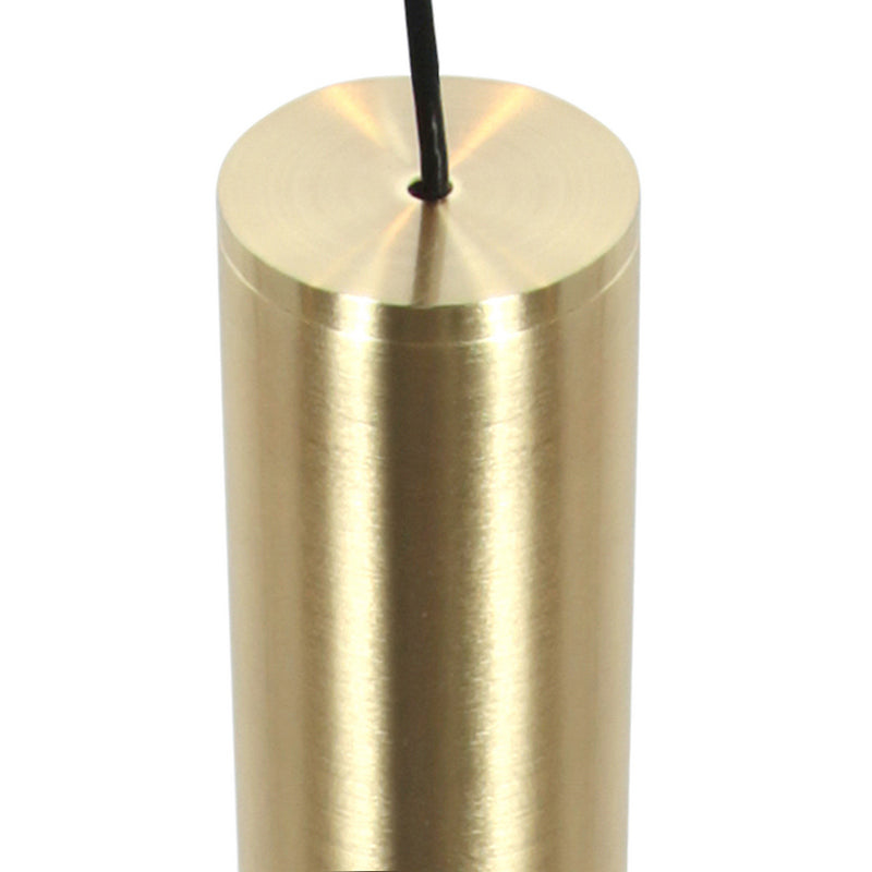 Steinhauer Alisio 1-lichts Hanglamp – Ronde Plaat Mat Goud/Zwart
