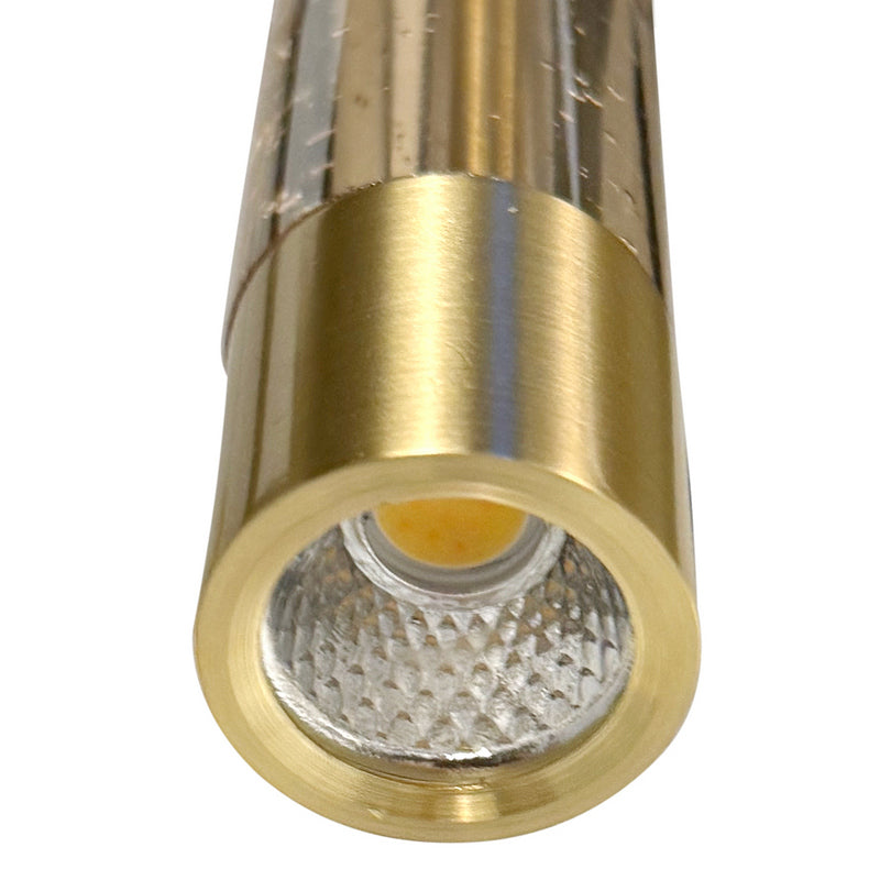 Steinhauer Alisio 5-lichts Hanglamp – Ronde Plaat Mat Goud/Zwart