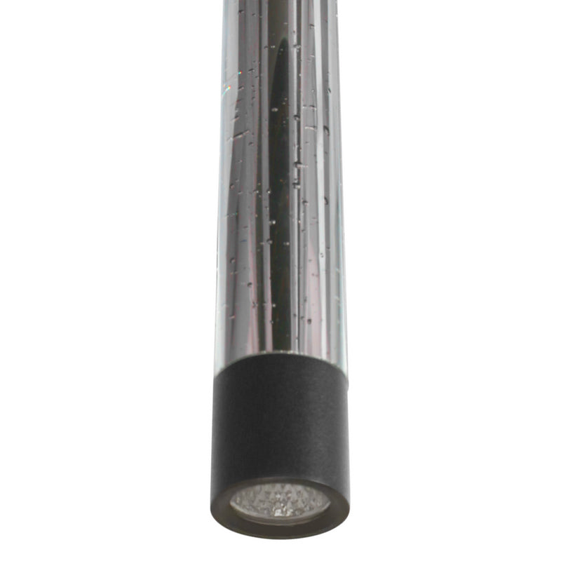 Steinhauer Alisio 5-lichts Hanglamp – Ronde Plaat Mat Zwart/Zwart
