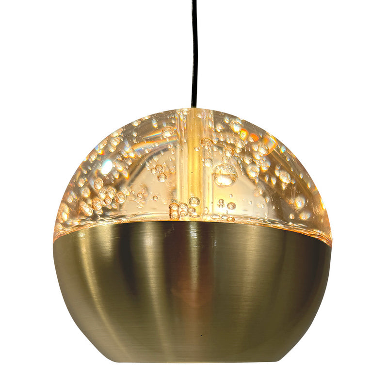 Steinhauer Belluno 5-lichts Hanglamp – Balk Goud/Zwart