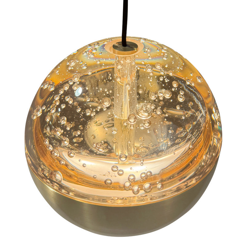 Steinhauer Belluno 5-lichts Hanglamp – Balk Goud/Zwart