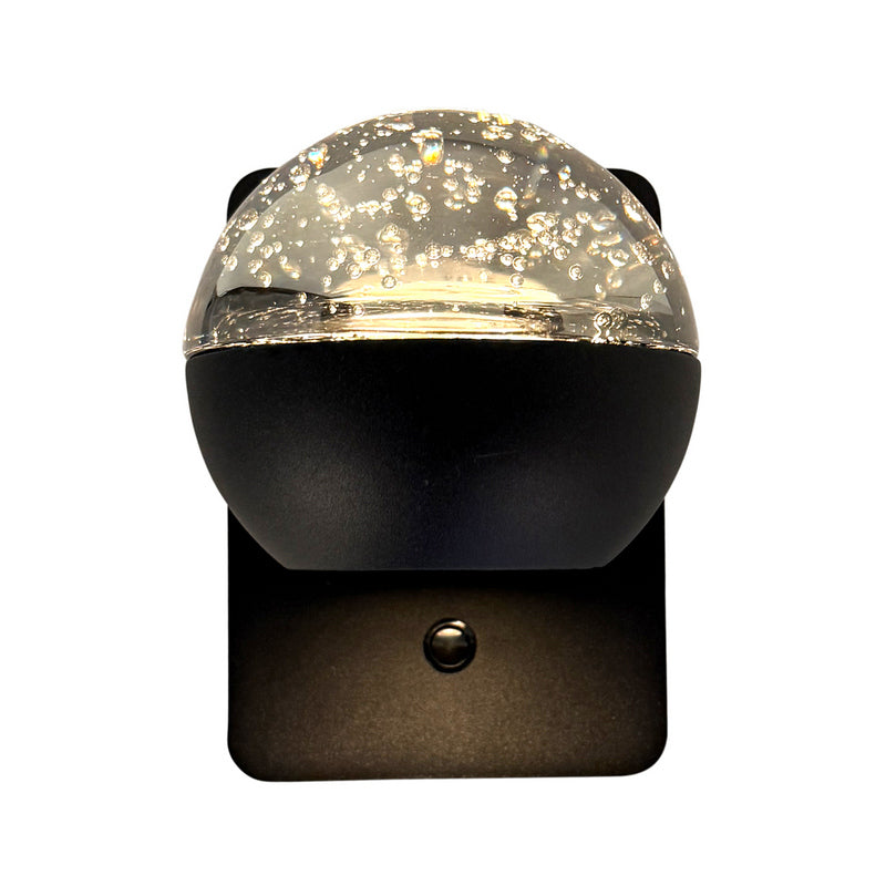 Steinhauer Belluno 1-lichts Wandlamp Mat Zwart/Zwart