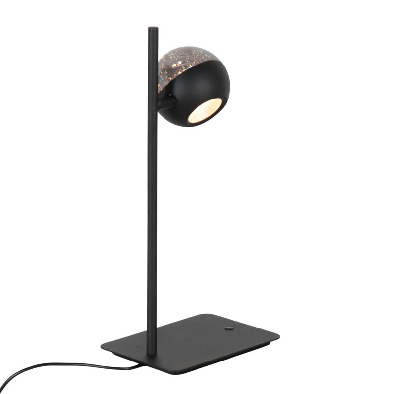 Steinhauer Belluno 1-lichts Tafellamp Mat Zwart/Zwart
