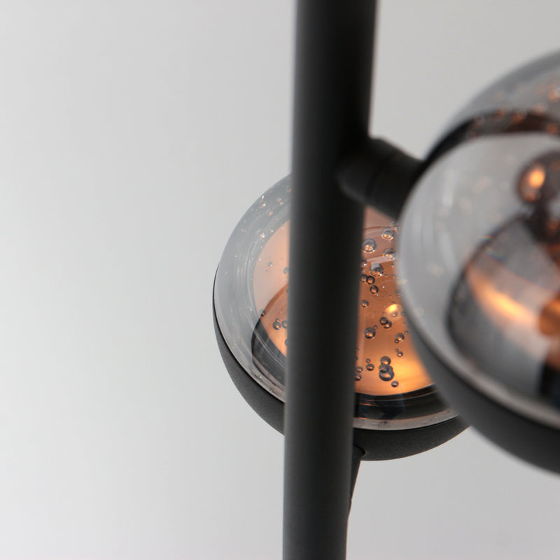 Steinhauer Belluno 3-lichts Vloerlamp Mat Zwart/Zwart