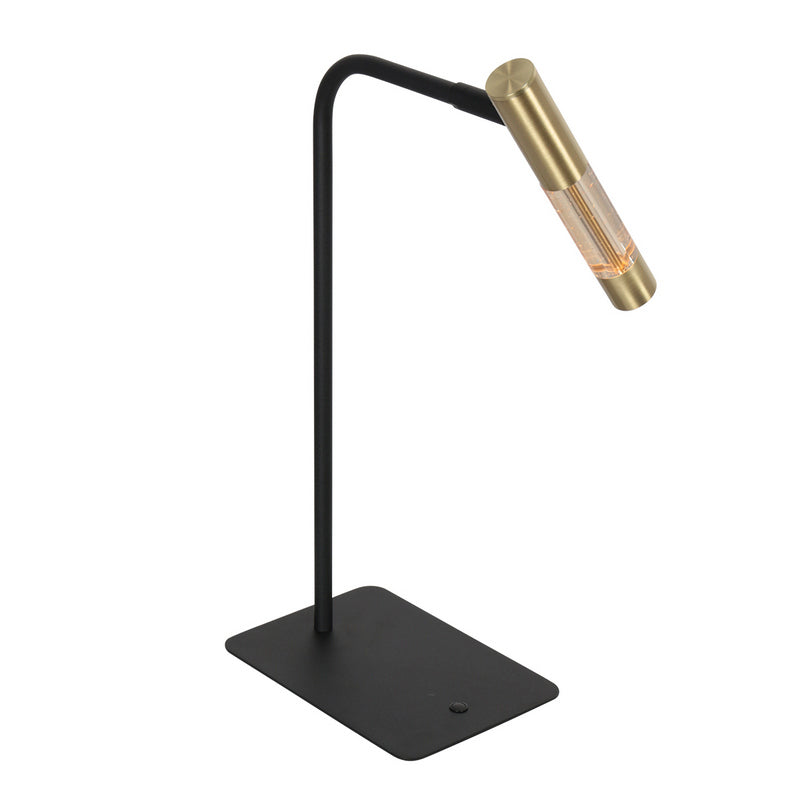 Steinhauer Alisio 1-lichts Tafellamp Mat Goud/Zwart
