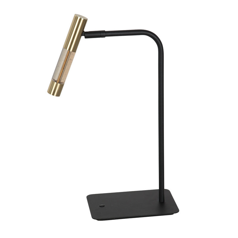 Steinhauer Alisio 1-lichts Tafellamp Mat Goud/Zwart