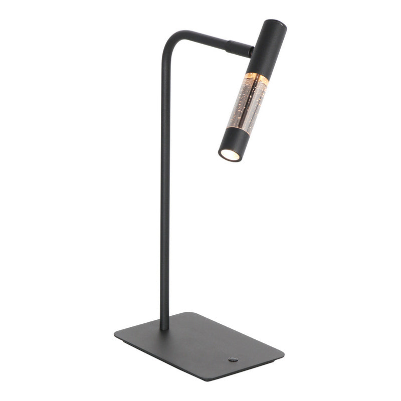 Steinhauer Alisio 1-lichts Tafellamp Mat Zwart/Zwart