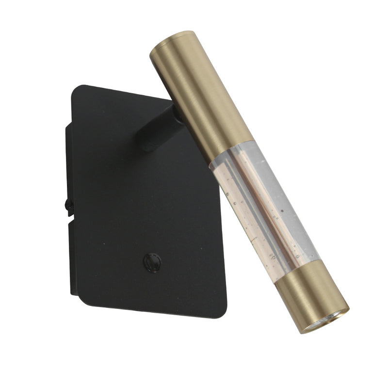 Steinhauer Alisio 1-lichts Wandlamp Mat Goud/Zwart