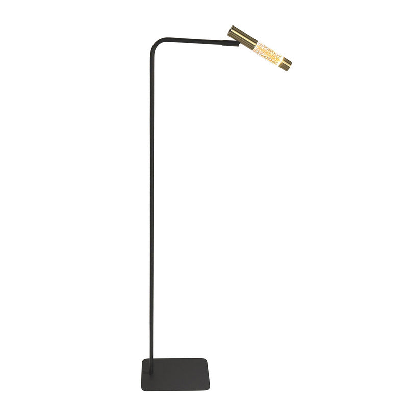 Steinhauer Alisio 1-Lichts Vloerlamp Mat Goud/Zwart 990Lumen