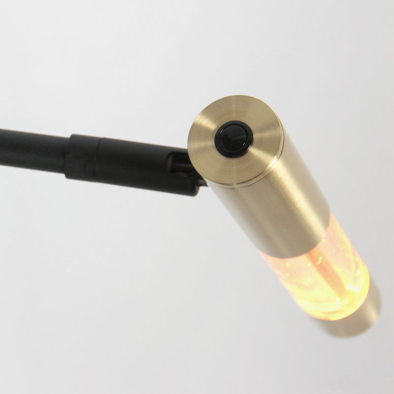 Steinhauer Alisio 1-Lichts Vloerlamp Mat Goud/Zwart 990Lumen
