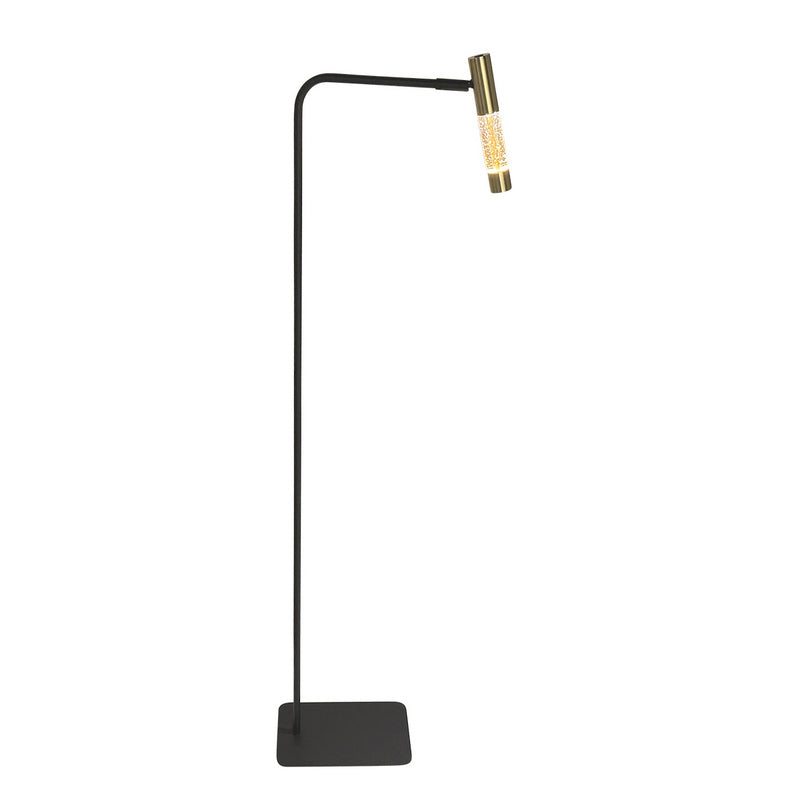 Steinhauer Alisio 1-Lichts Vloerlamp Mat Goud/Zwart 990Lumen