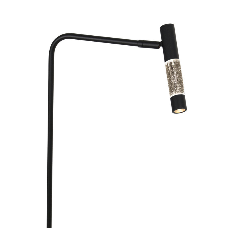 Steinhauer Alisio 1-Lichts Vloerlamp Mat Zwart/Zwart 990Lumen