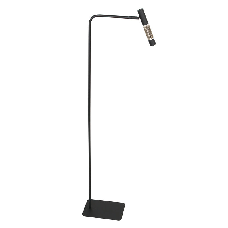 Steinhauer Alisio 1-Lichts Vloerlamp Mat Zwart/Zwart 990Lumen