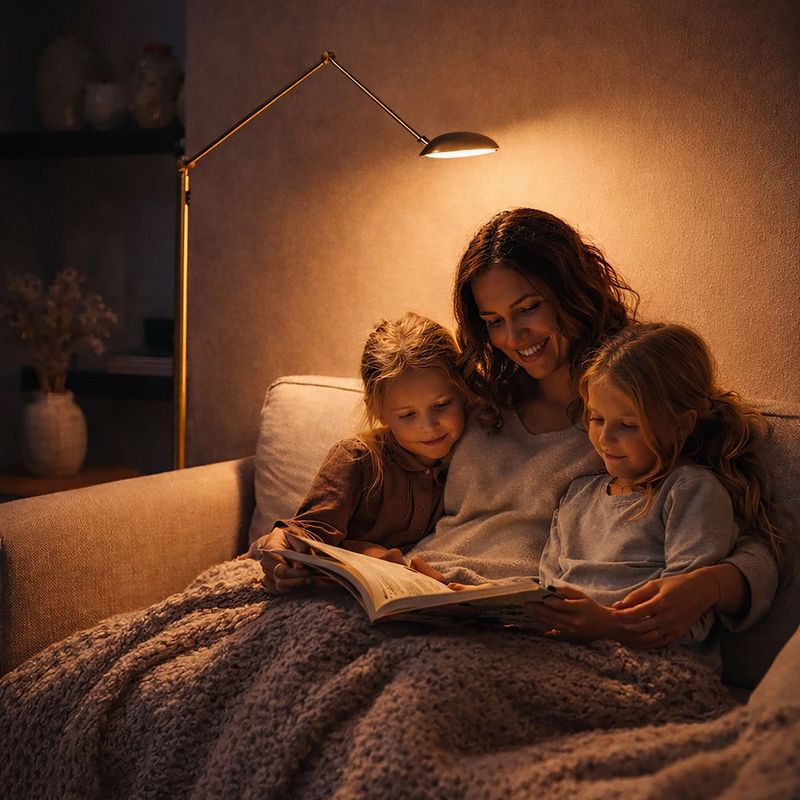 Steinhauer Daphne 4601BR Lees-Vloerlamp Brons
