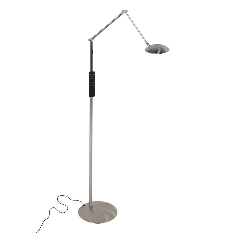Steinhauer Daphne 4601ST lees-vloerlamp geborsteld staal