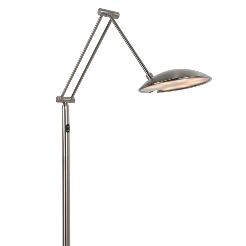Steinhauer Daphne 4601ST lees-vloerlamp geborsteld staal