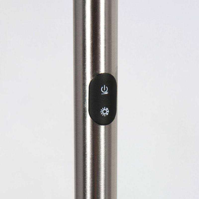 Steinhauer Daphne 4601ST lees-vloerlamp geborsteld staal