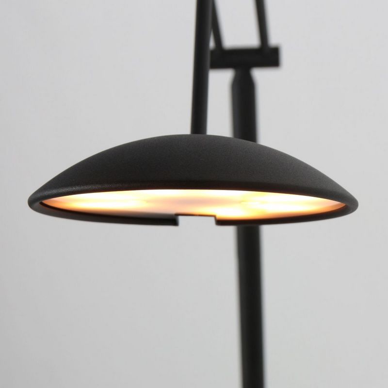 Steinhauer Daphne 4601ZW lees-vloerlamp Mat Zwart